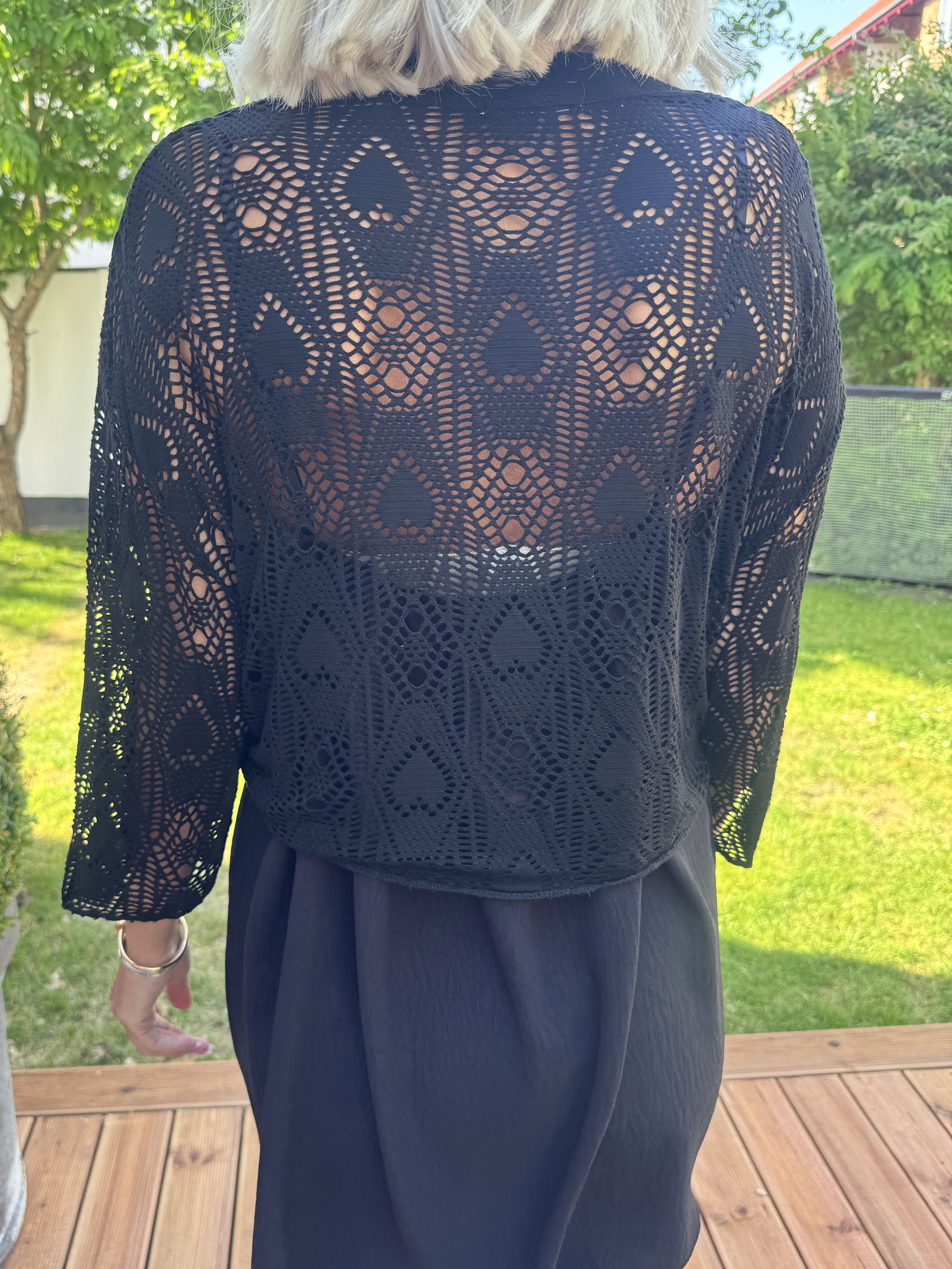 Castilla - Kort hæklet cardigan